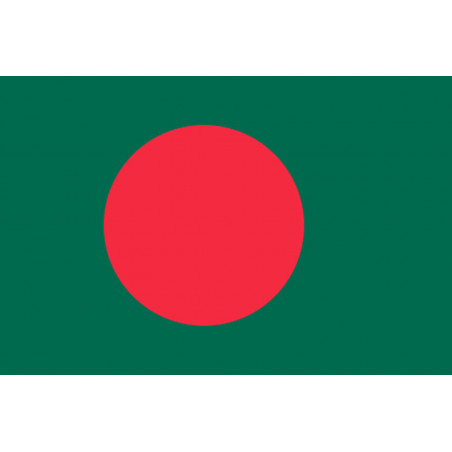 Drapeau Bangladesh - 15x10 cm - Sticker/autocollant