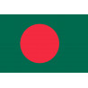 Drapeau Bangladesh - 15x10 cm - Sticker/autocollant