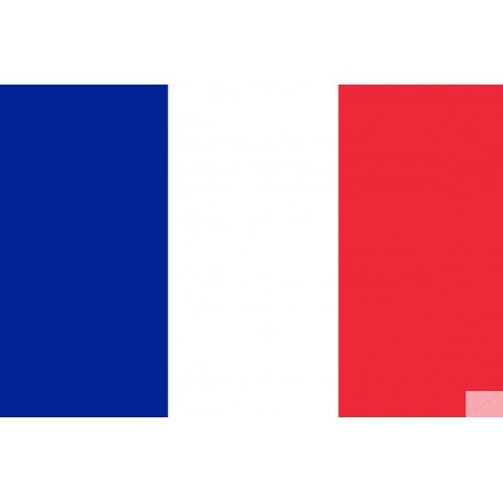 Drapeau France - 5x3.3cm - Sticker/autocollant