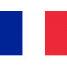 Drapeau France - 5x3.3cm - Sticker/autocollant