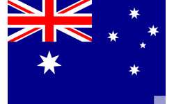 Drapeau Australie - 19.5x13cm - Sticker/autocollant