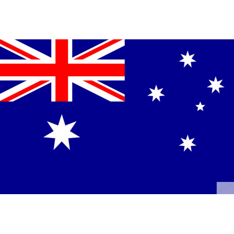 Drapeau Australie - 19.5x13cm - Sticker/autocollant