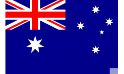 Drapeau Australie - 15x10cm - Sticker/autocollant