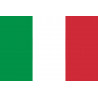 Drapeau Italie - 5x3.3cm - Sticker/autocollant
