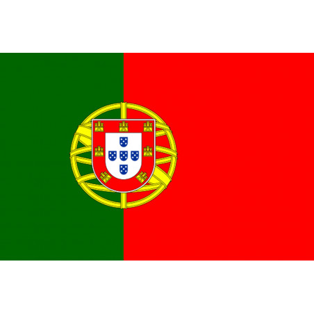 Drapeau Portugal - 15x10cm - Sticker/autocollant