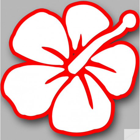Repère fleur 1 - 15cm - Sticker/autocollant