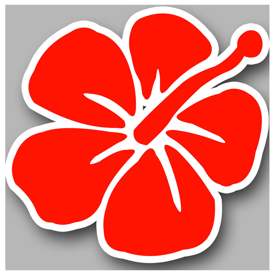 Repère fleur 2 - 15cm - Sticker/autocollant