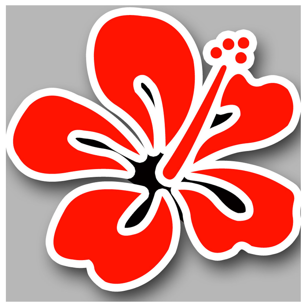 Repère fleur 7 - 15cm - Sticker/autocollant