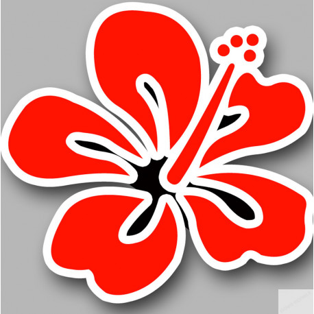 Repère fleur 7 - 20cm - Sticker/autocollant