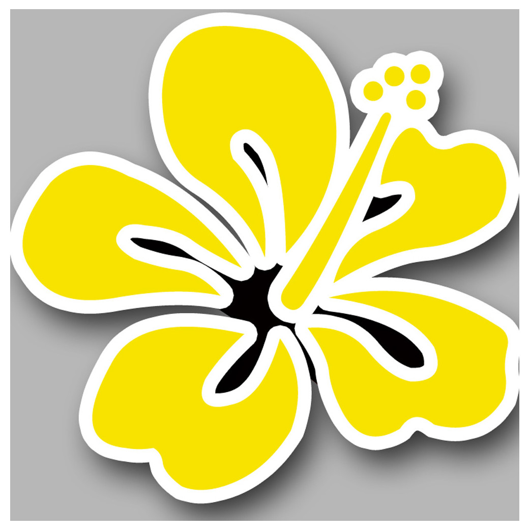 Repère fleur 8 - 15cm - Sticker/autocollant
