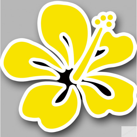 Repère fleur 8 - 15cm - Sticker/autocollant