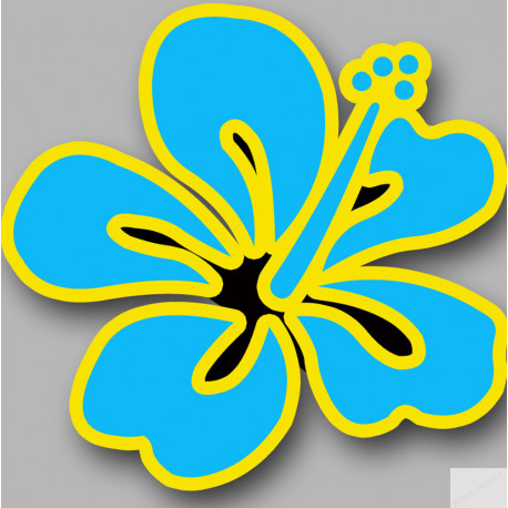 Repère fleur 9 - 5cm - Sticker/autocollant