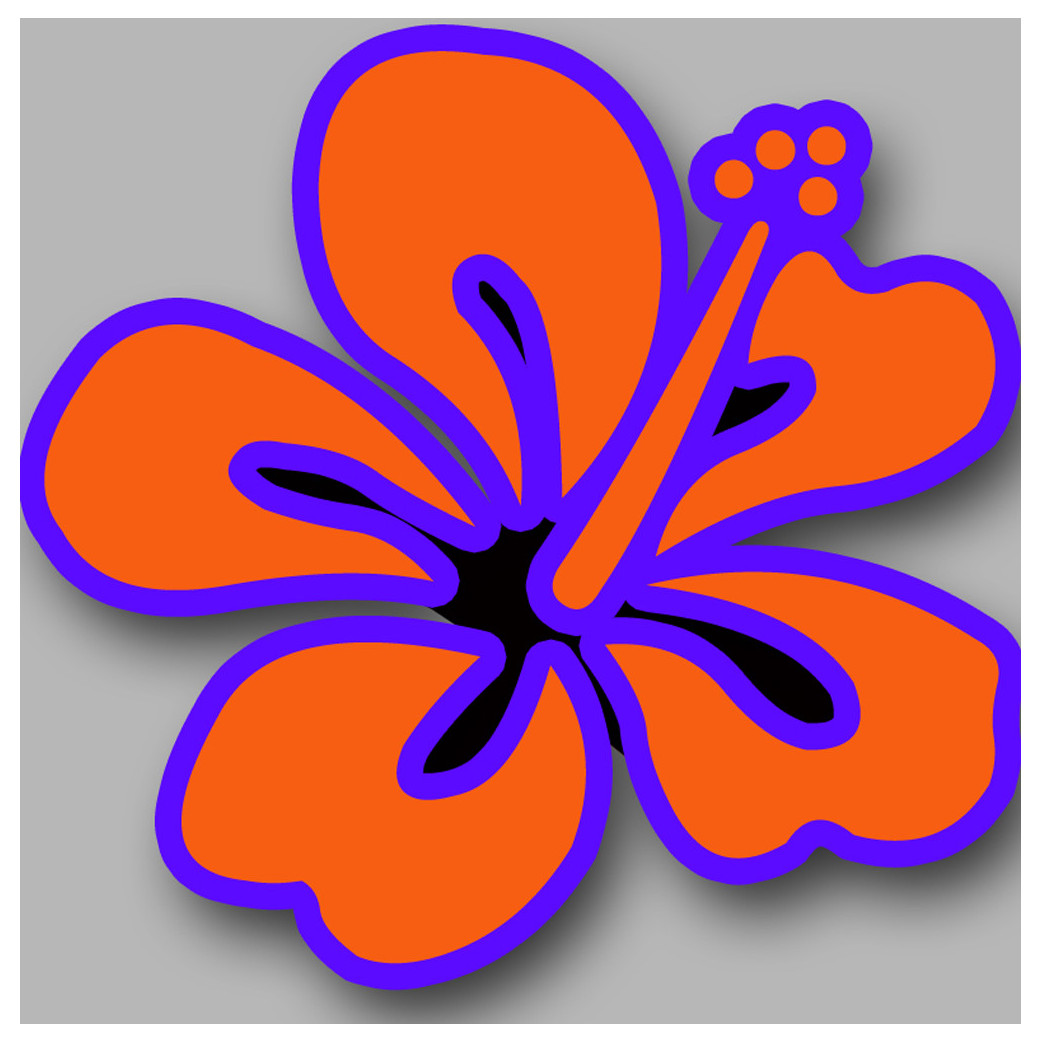 Repère fleur 10 - 15cm - Sticker/autocollant