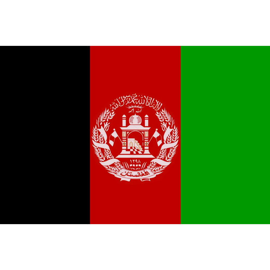 Drapeau Afghanistan - 5x3.3 cm - Sticker/autocollant