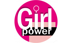autocollant Girl Power