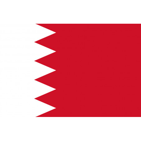 Drapeau Bahrain - 19.5x13 cm - Sticker/autocollant
