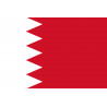 Drapeau Bahrain - 19.5x13 cm - Sticker/autocollant