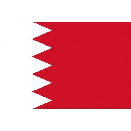 Drapeau Bahrain - 15x10 cm - Sticker/autocollant