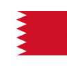 Drapeau Bahrain - 15x10 cm - Sticker/autocollant