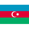 Drapeau Azerbaijan - 19.5 x 13 cm - Sticker/autocollant