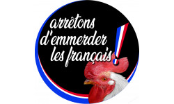 arrêtons d'emmerder les français - 20cm - Sticker/autocollant