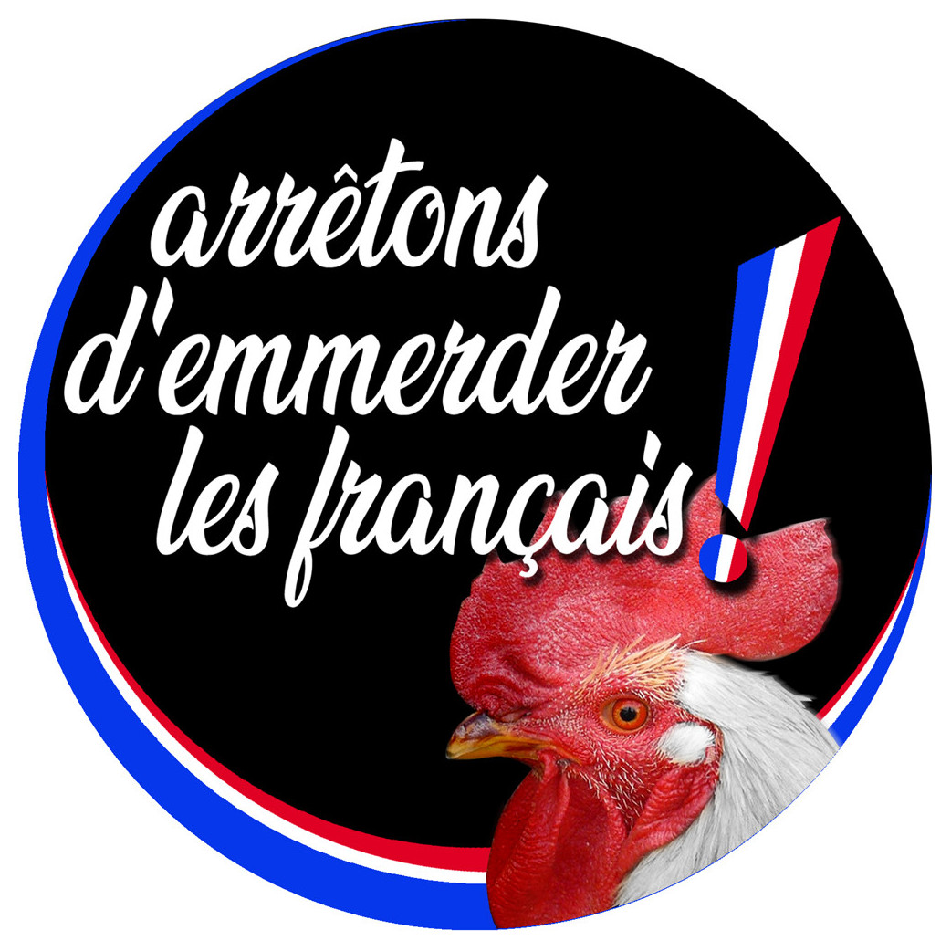 arrêtons d'emmerder les français - 15cm - Sticker/autocollant