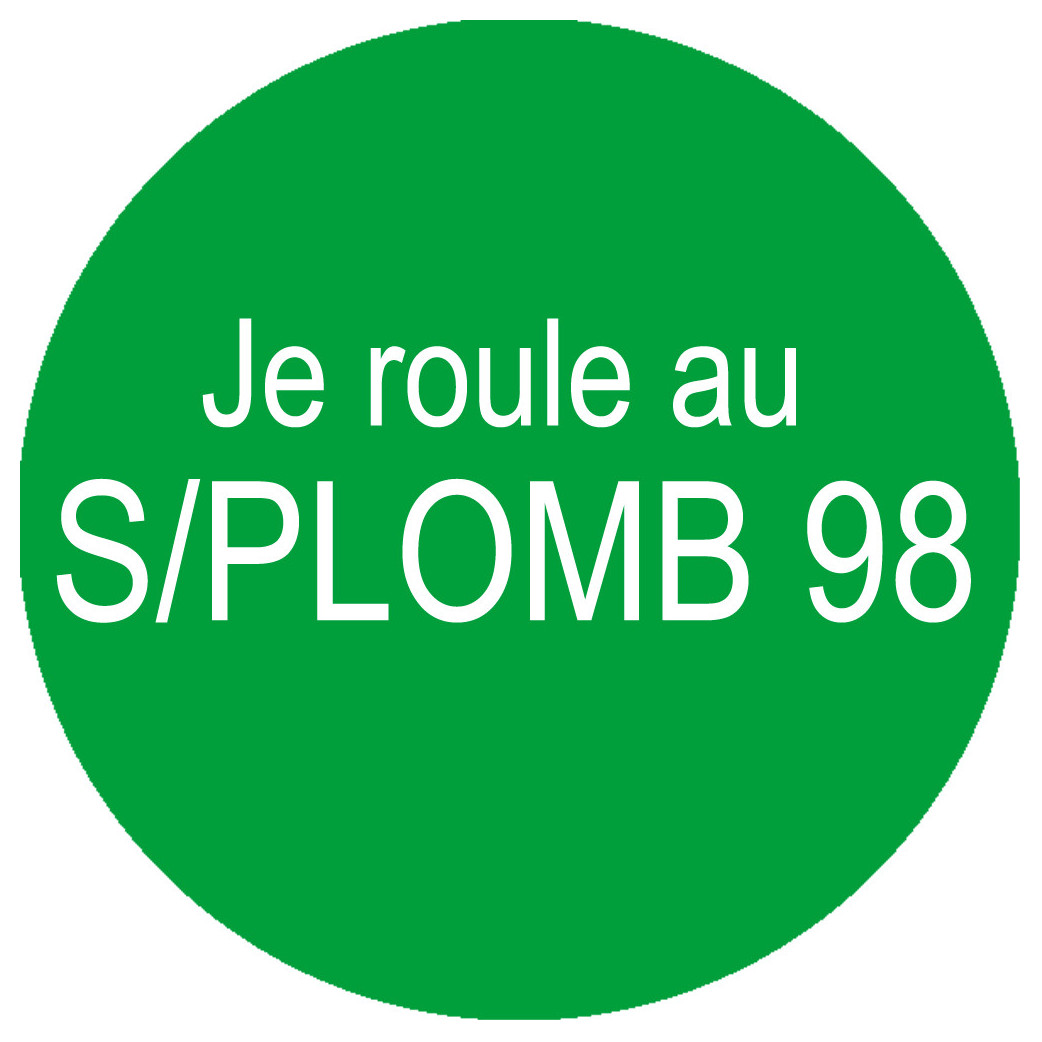 SANS PLOMB 98 - 5cm - Sticker/autocollant
