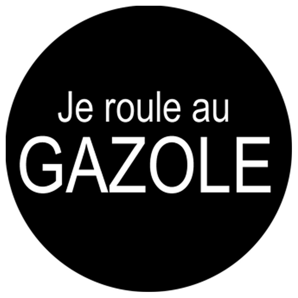 Sticker / autocollant GAZOLE : 5cm