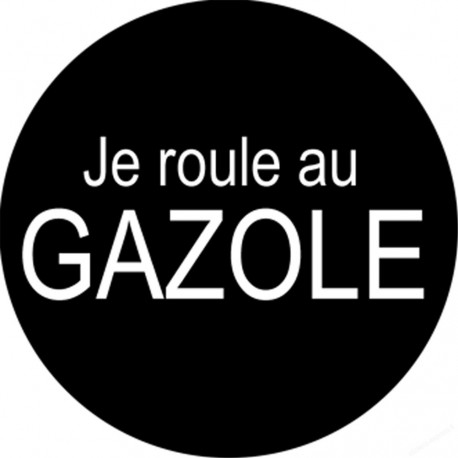 Sticker / autocollant GAZOLE : 5cm