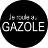 Sticker / autocollant GAZOLE : 5cm