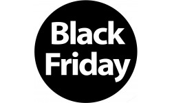 Black Friday - 20cm - Sticker/autocollant