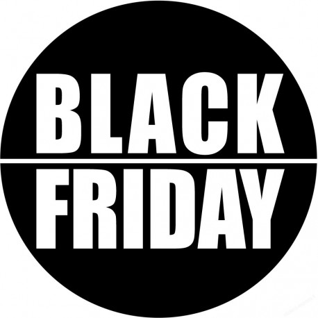 BlackFriday - 20cm - Sticker/autocollant