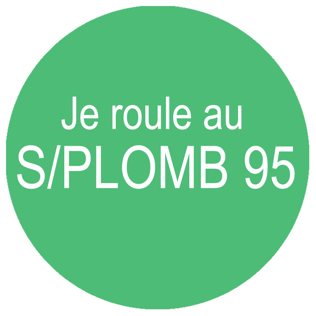 SANS PLOMB 95 - 5cm - Sticker/autocollant