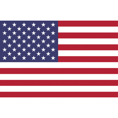 drapeau drapeau US officiel classique - 5x3.2cm - Sticker/autocollant