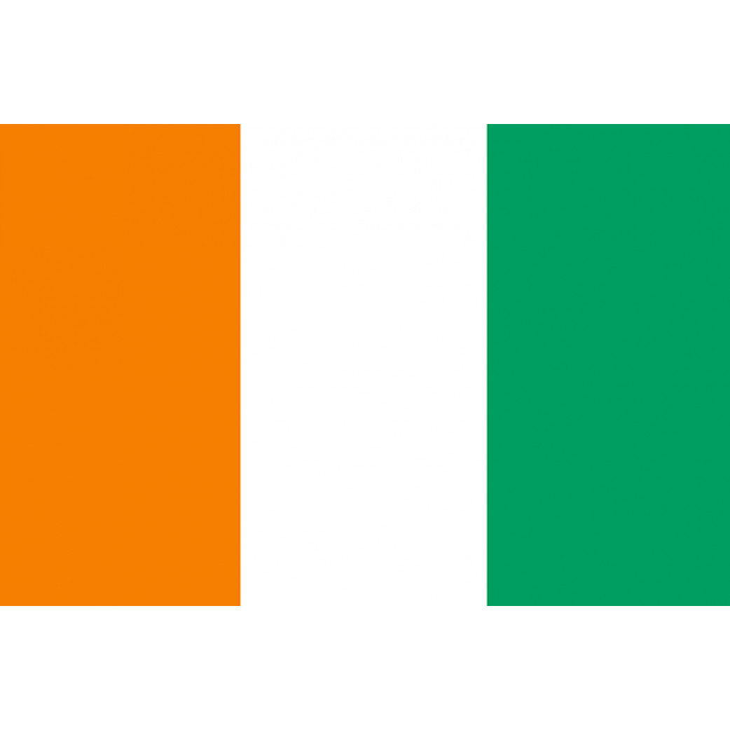 Drapeau Côte d'Ivoire - 5x3.3 cm - Sticker/autocollant