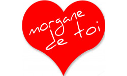 morgane de toi - 10x9cm - Sticker/autocollant