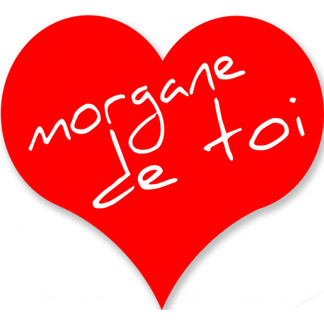 morgane de toi - 10x9cm - Sticker/autocollant