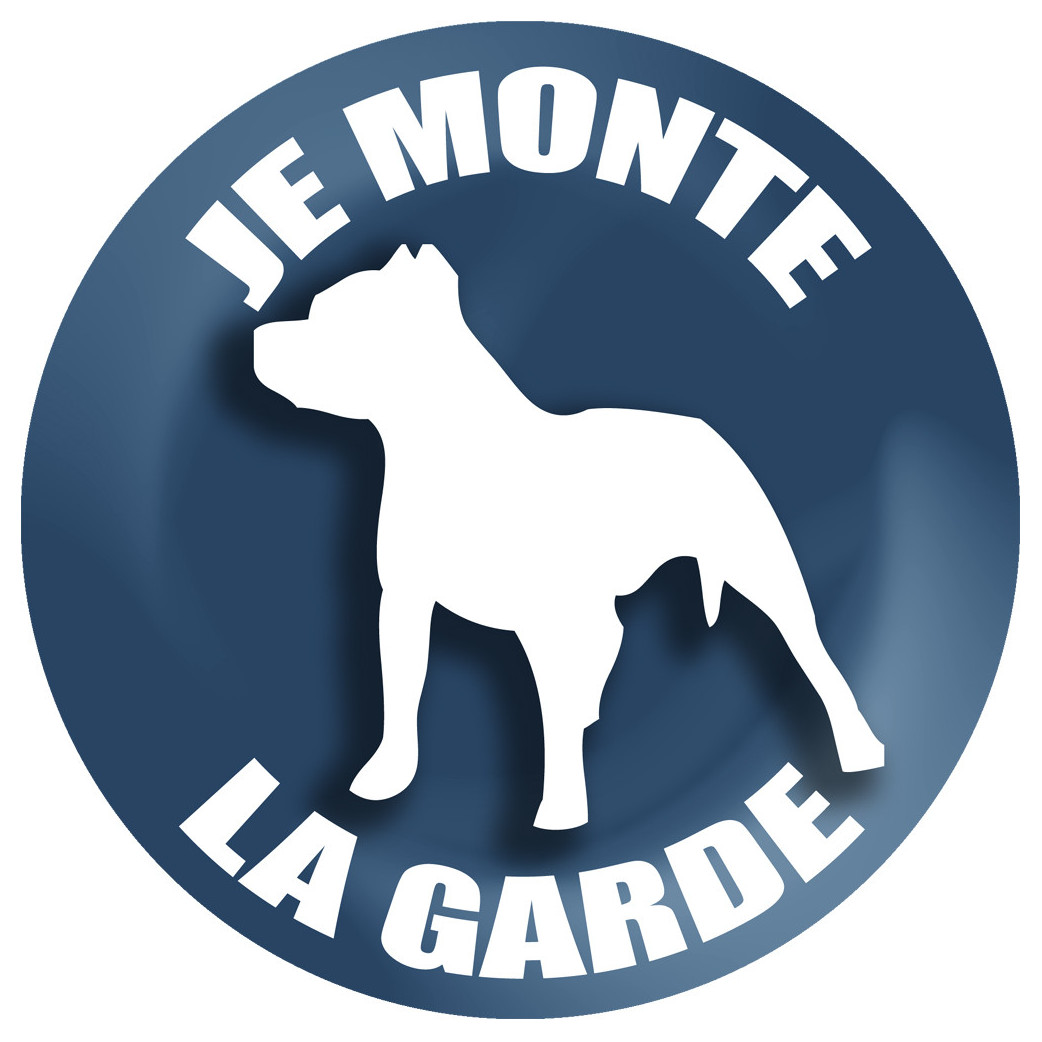 Je monte la garde - 5cm - Sticker/autocollant