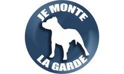 Je monte la garde - 5cm - Sticker/autocollant