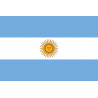 Drapeau Argentine - 19.5 x 13 cm - Sticker/autocollant