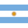 Drapeau Argentine - 5 x 3,3 cm - Sticker/autocollant