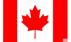 Drapeau Canada - 19.5 x 13 cm - Sticker/autocollant