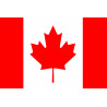 Drapeau Canada - 19.5 x 13 cm - Sticker/autocollant