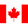 Drapeau Canada - 5 x 3,3 cm - Sticker/autocollant