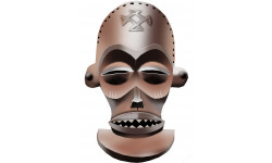 masque d'Afrique traditionnel - 20x13cm - Sticker/autocollant