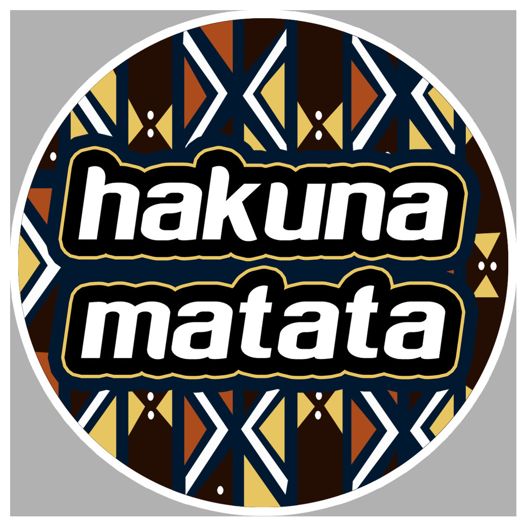 hakuna matata - 20cm - Sticker/autocollant