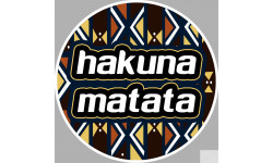 hakuna matata - 20cm - Sticker/autocollant