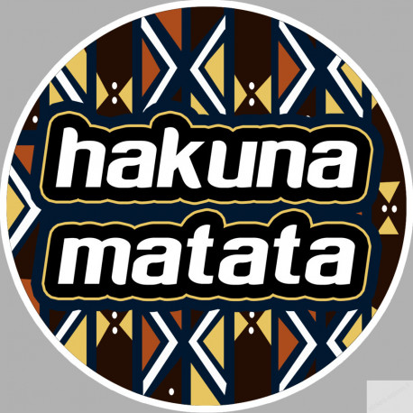 hakuna matata - 20cm - Sticker/autocollant