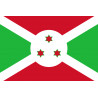 Drapeau Burundi - 19,5x13 cm - Sticker/autocollant