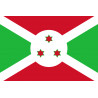 Drapeau Burundi - 15x10 cm - Sticker/autocollant